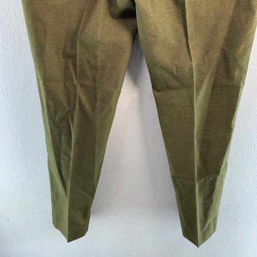 Sisley Herren Anzughose von Benetton Strukturhose Grün Gr. 44 UK W30 L31 - Bild 14 von 23