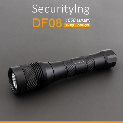 Linterna de buceo SecurityIng DF08 Max 1050 lúmenes 150 m bajo el agua IPX8 - Imagen 2 de 12