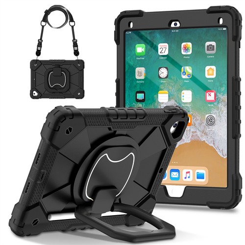 Rugged Stand Case With Strap For iPad Gen 10th 9th 8th 7th 9.7" 6th 5th Air Pro - Picture 11 of 98