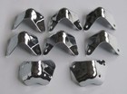 <!--F#f_0-->8x Polished Chrome Speaker Amplifier Metal 2 Leg Guitar AMP Corner for Fender<!--F/-->