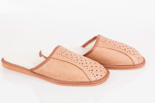 Men`s Leather Winter Warm Slippers 100% Natural Leather size:UK6,7,8,9,10,11,12 - Picture 6 of 11