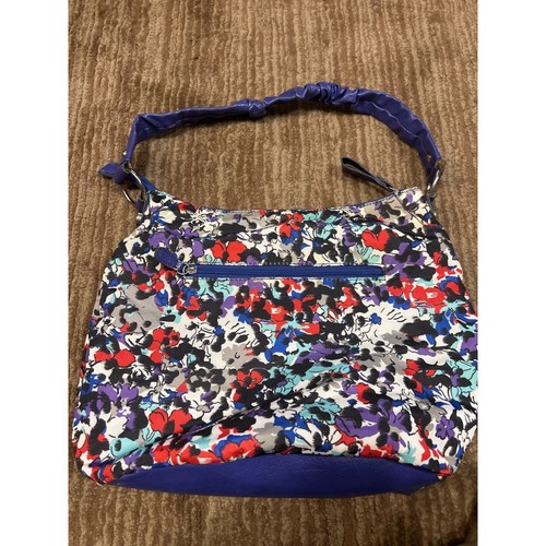 Elle Floral Hobo Bag Purse Shoulder Bag Designer Print Colorful NWOT - Picture 2 of 3