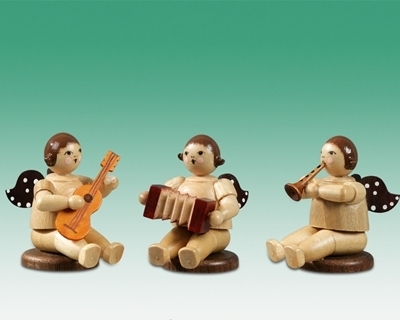 Musique Ange Ange groupe plat assis 3 pièces sans couronne nature hauteur 6,5 CM NEUF Musique Ange Ange groupe plat assis 3 pièces sans couronne nature hauteur 6,5 CM NEUF