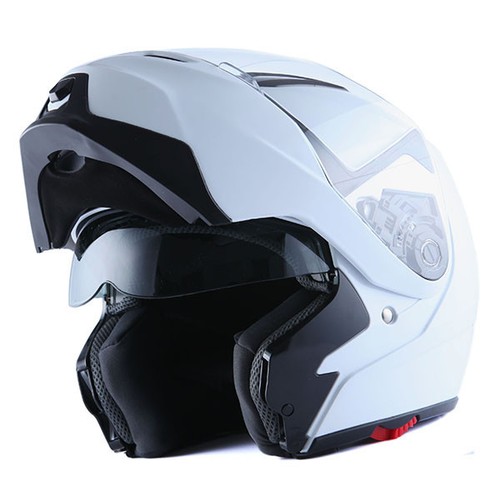 1STorm DOT Motorcycle Bike Modular Flip up Full Face Helmet Sun Visor Dual Lens - Bild 7 von 18