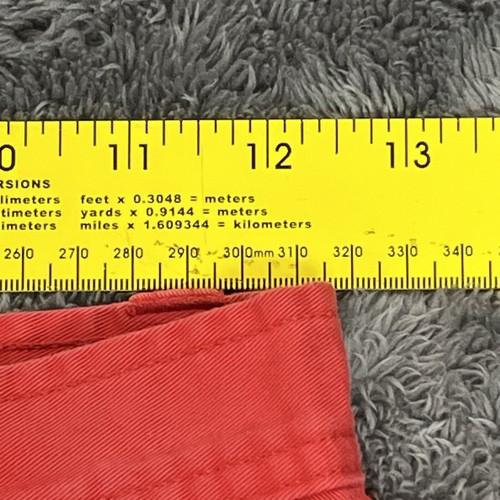 Polo Ralph Lauren Cargo Pants Girls 10 (24x25) Chino Red 100% Cotton - Picture 7 of 13