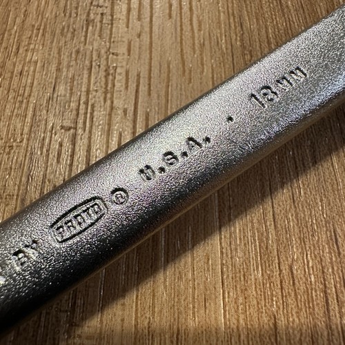 NOS Challenger By Proto 18mm Metric Combination Wrench 6118M USA 9-3/8" Long - Picture 3 of 6