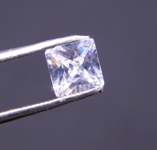 19 Cts 20 Pcs Lab Created C Z Square Cut Lot Loose Gemstone 5 MM P-3467 - Picture 7 of 9