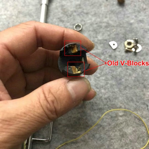 Juego de 4 rodamientos de brazo bloque en V reemplazo de actualización para Lenco L75 L76 L78 B55 - Imagen 4 de 6