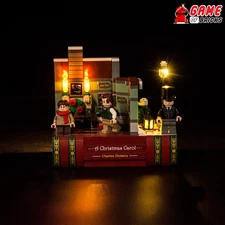 LED Light Kit for Charles Dickens Tribute - Compatible with LEGO® 40410 Set