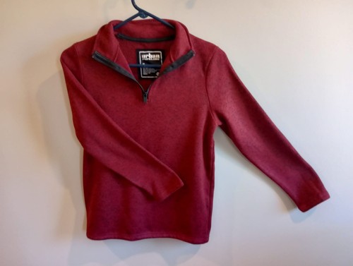 Urban Pipeline Boys Medium Red Sweater Holiday Christmas Fall - Picture 2 of 3