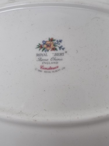 Royal Albert Constance grau Boot & Teller - Bild 5 von 9