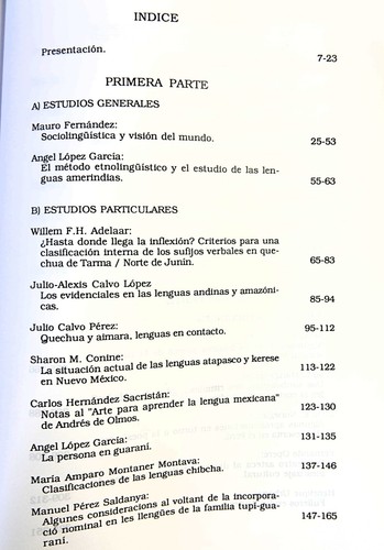 ESTUDIOS DE LENGUA Y CULTURA AMERINDINDIAS I - Picture 4 of 6