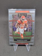 Derrick Gore 2021 Panini Select Concourse #84 RC Kansas City Chiefs Rookie Card