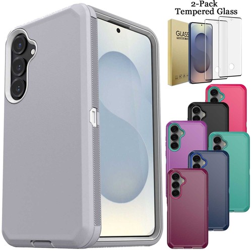 For Samsung Galaxy S25/S25 Plus/Ultra Case Heavy Duty Cover / Screen Protector - Picture 1 of 84