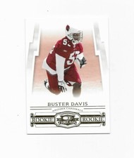 2007 Donruss Threads Retail Rookies #196 Buster Davis RC /999  CARDINALS  