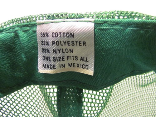 Wallaces Farmer Hat Vintage Green Patch Logo Mesh Ball Cap Seeds Snapback Adult - Picture 6 of 9