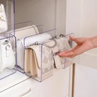 Acrylic Handbag Storage Rack Divider Organizer Women Transparent Closet Shelf
