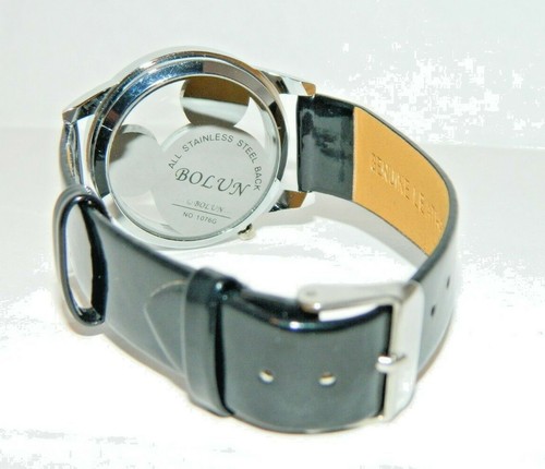 RELOJ MICKEY SILUETA PLATEADA Y BANDA NEGRA (CAJA 124) - Imagen 5 de 9