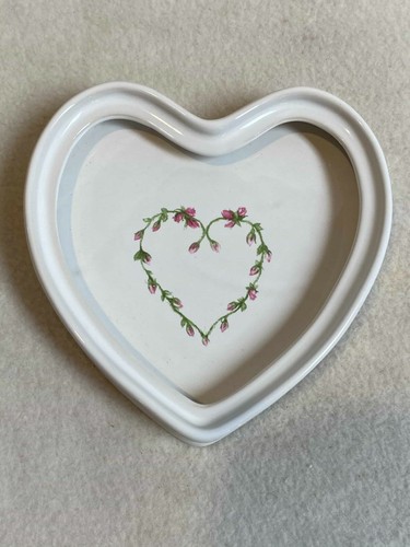 Wade Pink Rose Lidded Heart Trinket Box - Picture 6 of 8