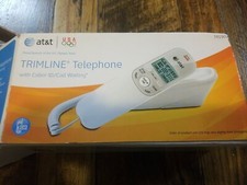 AT&T TR1909 Trimline Corded Telephone With Caller ID/Call Waiting Preowned#U