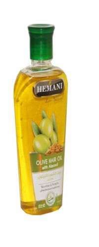 Hemani Olive Hair Oil 200ml / With Almond - Picture 2 of 2