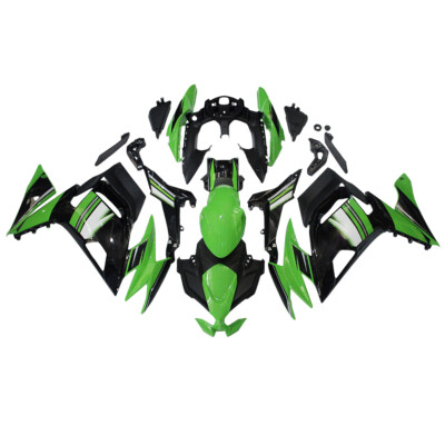 Black Green Fairings For Kawasaki ER-6F Ninja 650r 2020 2021 2022 2023 Bodywork