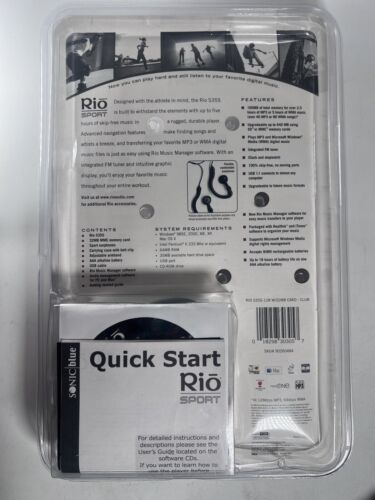 Nuevo paquete sellado de reproductor de música digital Rio Sport S35S - Imagen 2 de 2