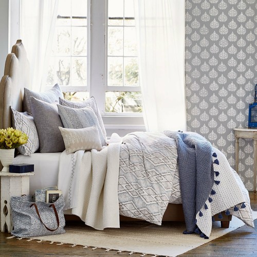 John Robshaw Vanaja Organic Queen Duvet cover - Picture 2 of 3