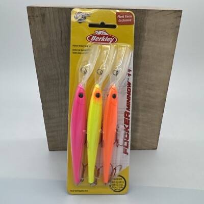 #ad Berkley #11 Flicker Minnow Crankbaits HIGHLIGHTERS Fleet Farm Exclusive 3 Pack $22.99