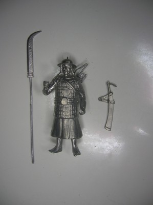 SOLDATINI IN PIOMBO DELL/'ETA/' MEDIOEVALE-GUERRIERO NORMANNO-SCALA 54 mm-ED DeA