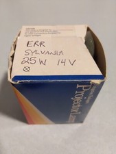 1x Sylvania ERR Projector Lamp 14V 25W NOS