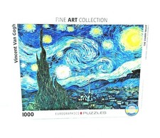 Eurographics Jigsaw Puzzle Vincent Van Gogh Fine Art Starry Night 1000 Pieces