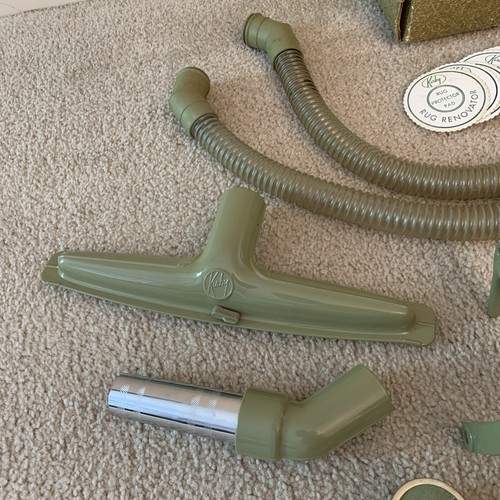 Vintage Kirby Dual Santronic 80 Accessories. Green - Picture 8 of 10