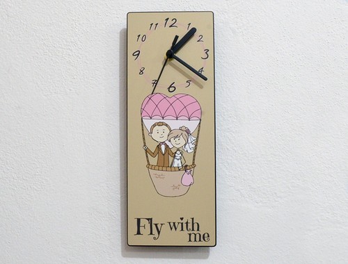 Fly With Me - reloj de pared
