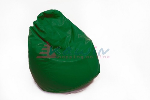 POUF POLTRONA ECOPELLE PUF PUUF VUOTO VERSIONE XXL SACCO FANTOZZI - Foto 7 di 10