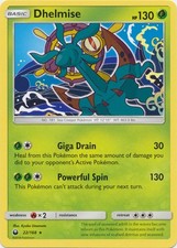 Dhelmise - 22/168 - Rare Near Mint Celestial Storm