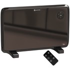 HOMCOM Electric Convector Heater, Quiet Space Heater w/ LED Display, Black