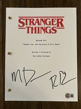 Ross & Matt Duffer Brothers ‘Stranger Things’ Signed Full Episode Script Beckett Ross & Matt Duffer Brothers ‘Stranger Things’ Signed Full Episode Script Beckett