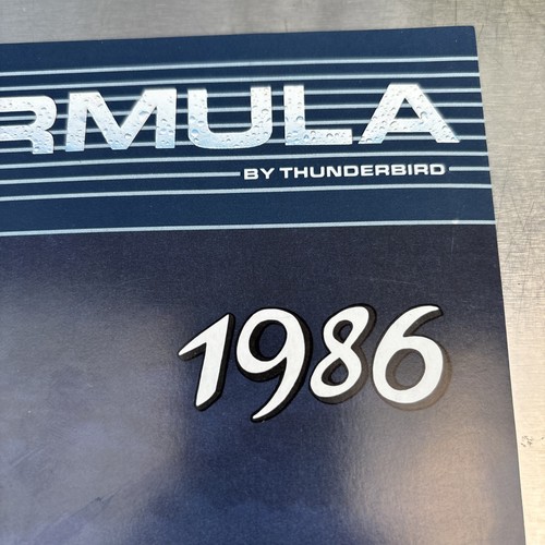 1986 Formula Boats Brochure Original-Vintage Thunderbird Performance Cruiser - Bild 8 von 10