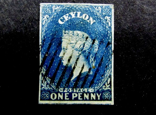 nystamps Britische Ceylon Briefmarke # 1 gebraucht 240 $ L18y694