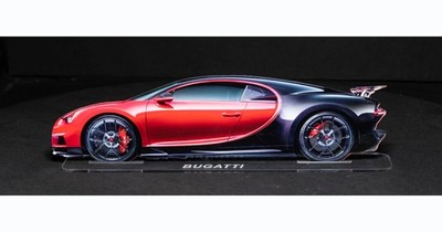 Bugatti - car model / acrylic cutout - 12'' wide