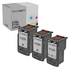 3 BLACK & COLOR  PG210XL CL211XL PG210 CL211 ink cartridge for Canon PIXMA MP495