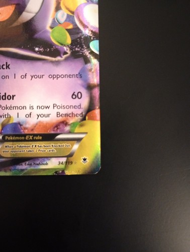 Gengar EX 34/119 XY - Phantom Forces Holo (GPF1) - Bild 3 von 10