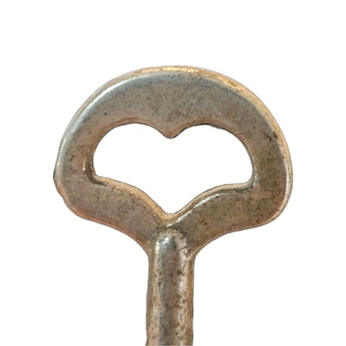 Lote De 10 Llaves Esqueleto De Colección Forma De Corazón En Blanco Sin Cortar Metal Artesanías Juegos con disfraces - Imagen 3 de 3