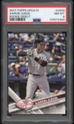 PSA 8 Aaron Judge 2017 Topps Update Series #US99 Rookie Debut RC