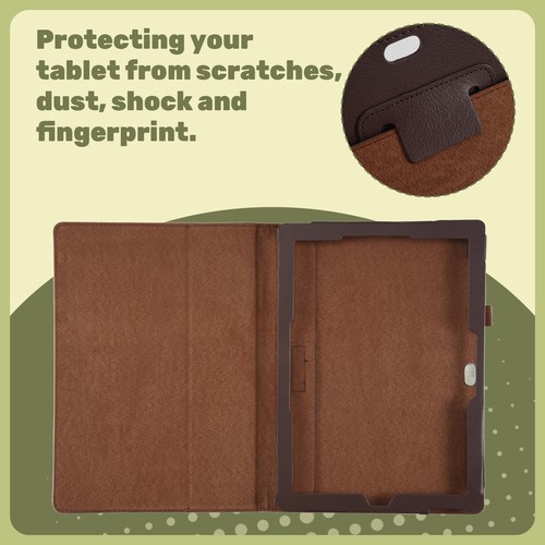 Folding Case Tab Cover Stand For 3 10.8inch Tablet PC Brown P5M8 - Picture 4 of 7