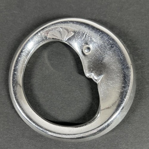 Tiffany & Co. Sterling Silver 925 Man In The Moon Baby Rattle No BOX - Picture 3 of 6
