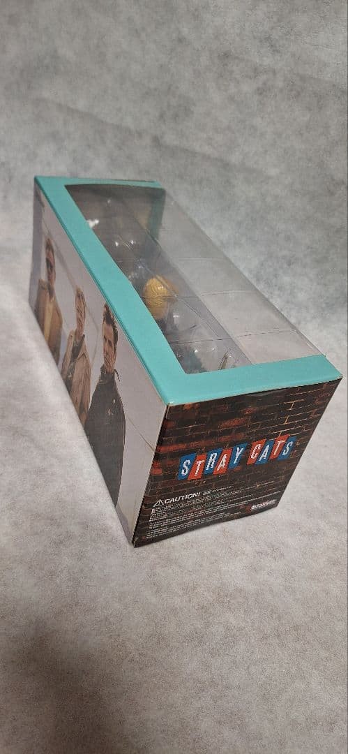 STRAY CATS brokker Toy Figure Set 1980s Rockabilly Era 3 Members