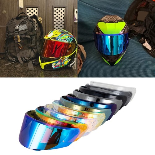 Motorcycle Helmets Visors Strong PC Shield Electroplated Visors for K3 E2206 Use - Picture 2 of 18