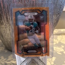 2023 Panini Prizm - Rookies De'Von Achane #365 Lazer Prizm (RC)